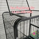 Chuồng tầng nuôi chó có bánh xe