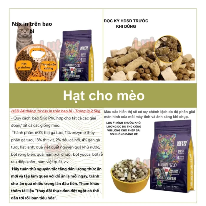 Hạt cho mèo Langlike Lnapet