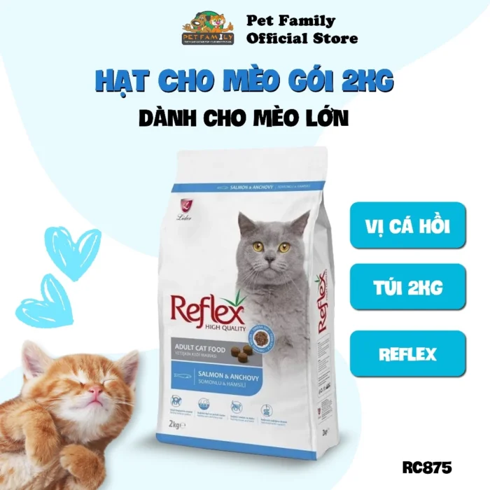 Hạt cho mèo gói Reflex