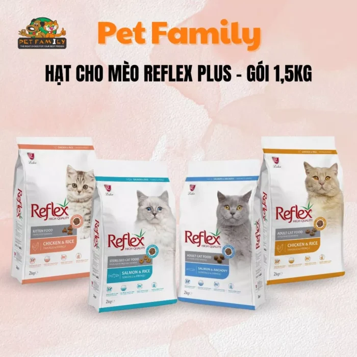 Hạt cho mèo gói Reflex