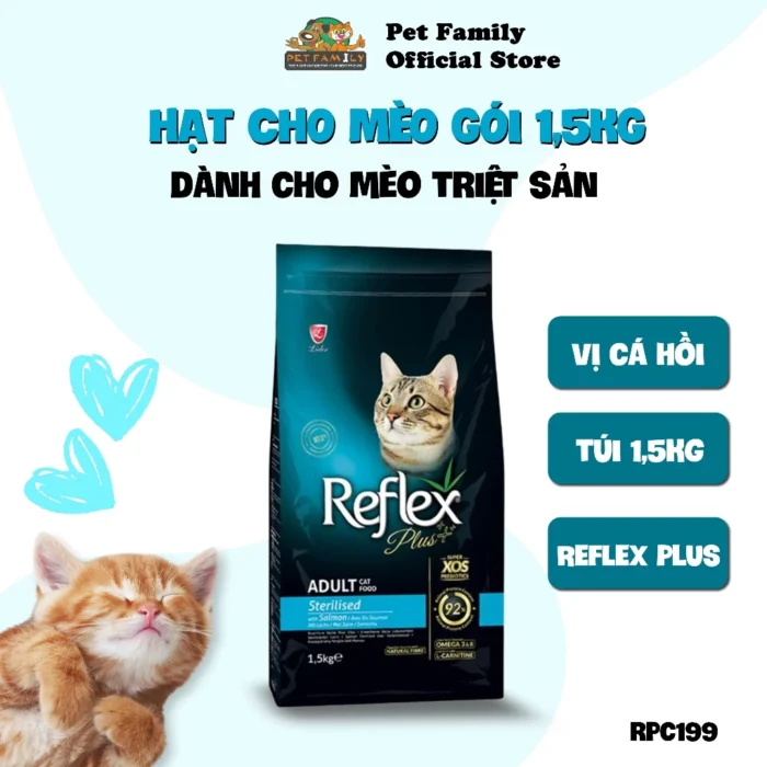 Hạt cho mèo túi Reflex Plus