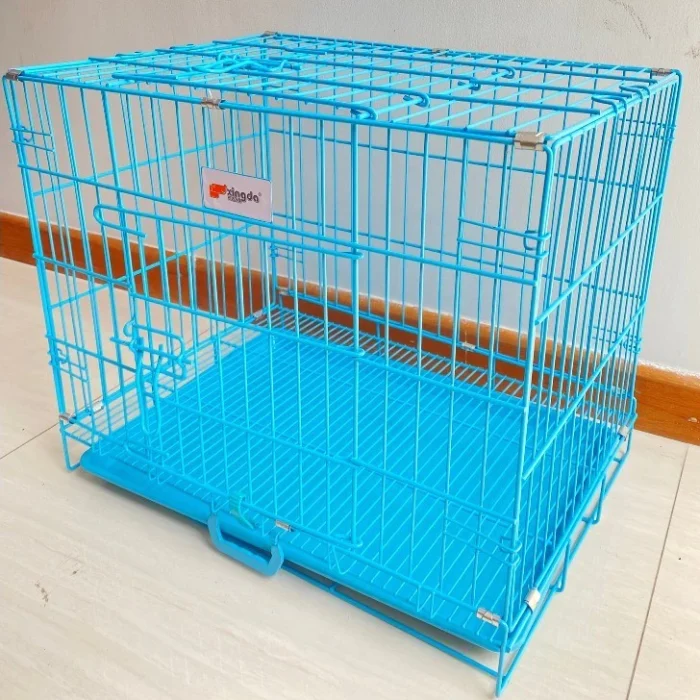 Lồng nuôi chó sơn tĩnh điện tặng kèm khay