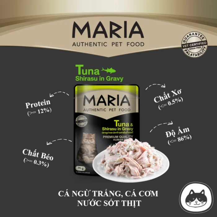Pate cho mèo Maria hộp