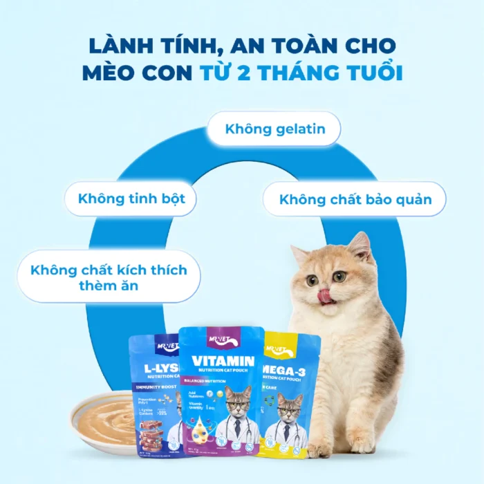 Pate cho mèo MrVet thức ăn ướt
