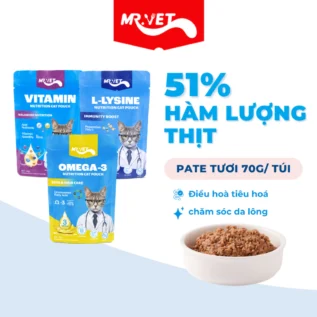 Pate cho mèo MrVet thức ăn ướt