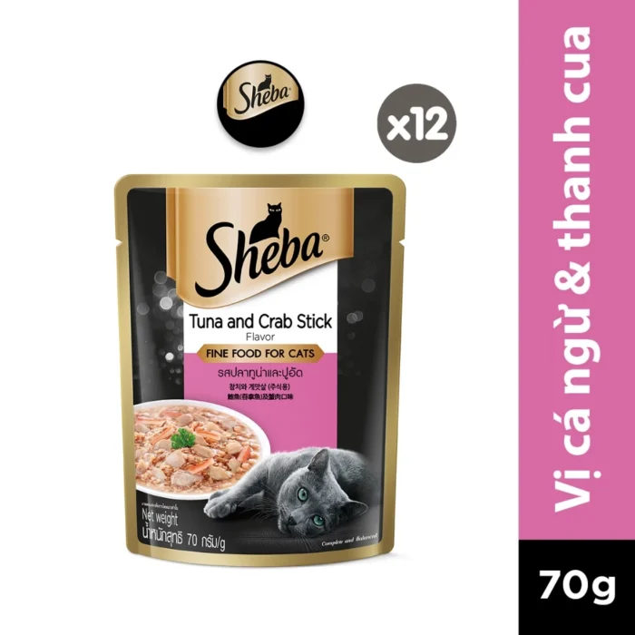 Sheba pate cho mèo sành ăn
