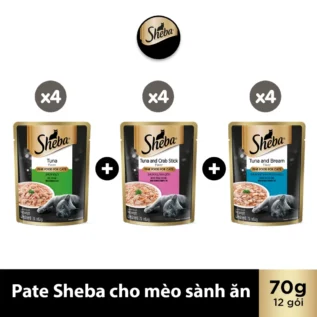 Sheba pate cho mèo sành ăn