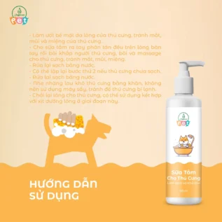 Sữa tắm chó Julyhouse khử mùi hôi