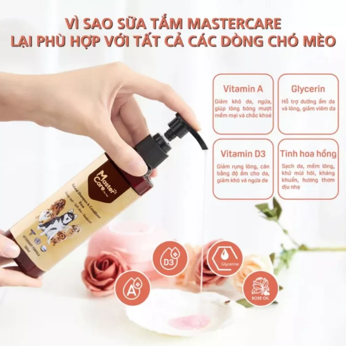 Sữa tắm chó MASTERCARE ngừa ve