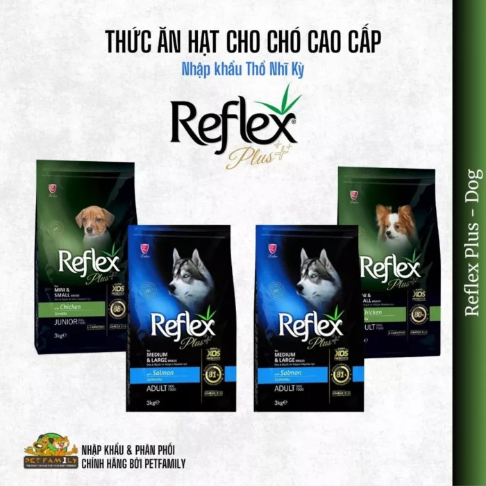 Thức ăn hạt cho chó REFLEX PLUS