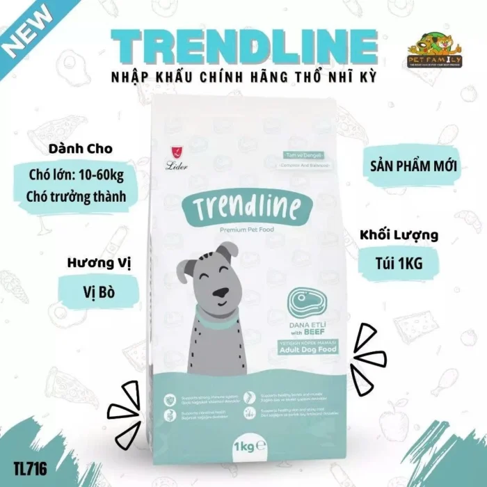 Thức ăn hạt khô cho chó trưởng thành TRENDLINE