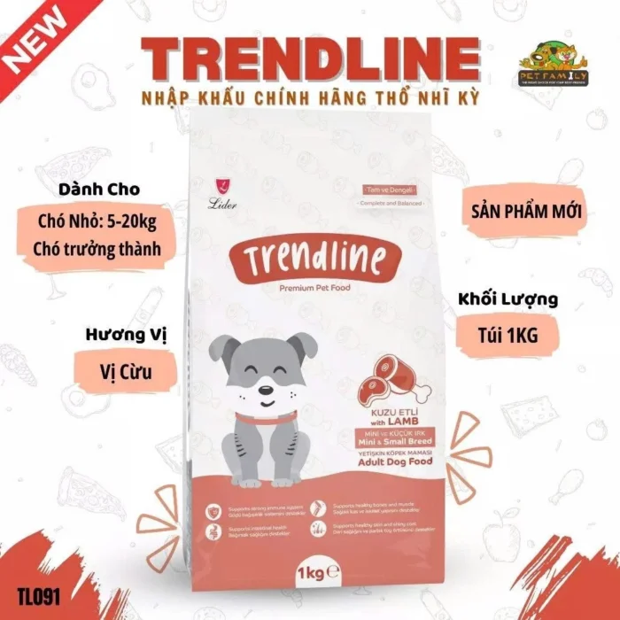 Thức ăn hạt khô cho chó trưởng thành TRENDLINE