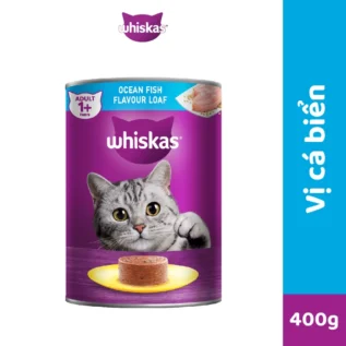 WHISKAS Thức ăn pate cho mèo trưởng thành dạng lon